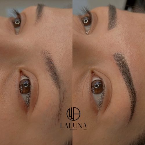 Microblading Behandlung im Kosmetikstudio in Kiel